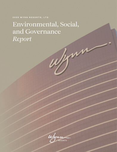 Thumbnail Wynn Resorts
 ESG Report 2025
