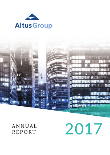 Thumbnail Altus Group Annual Report 2017