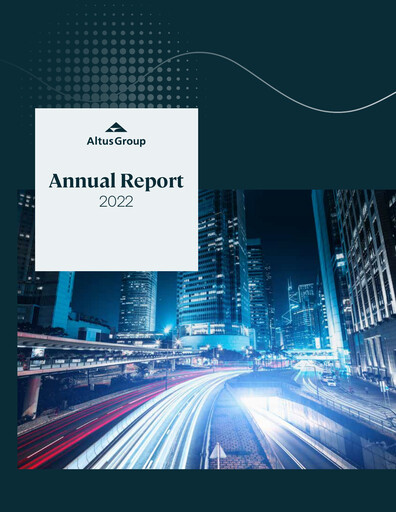 Thumbnail Altus Group Annual Report 2022