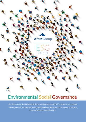 Thumbnail Altus Group ESG Report 2018