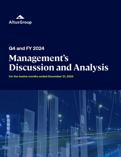 Thumbnail Altus Group Financial Report 2024