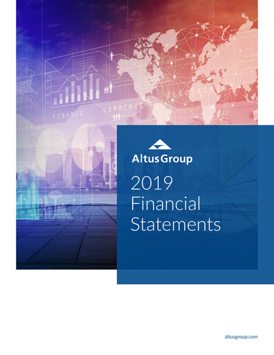 Thumbnail Altus Group Financial Statement 2019