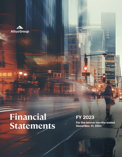 Thumbnail Altus Group Financial Statement 2023