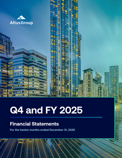 Thumbnail Altus Group Financial Statement 2025