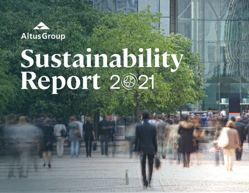 Thumbnail Altus Group Sustainability Report 2021