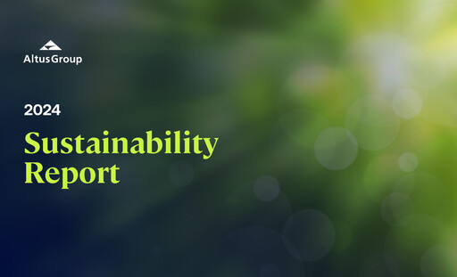 Thumbnail Altus Group Sustainability Report 2024