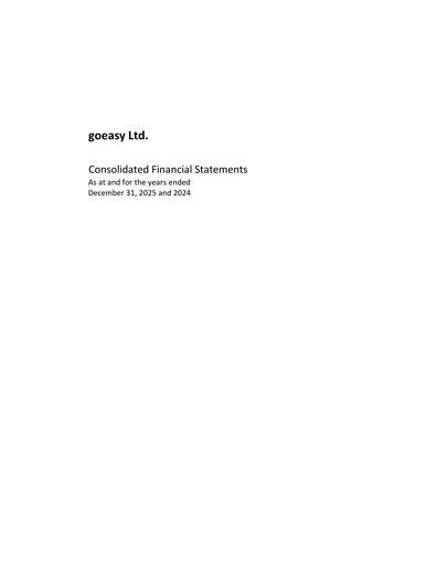 Thumbnail goeasy Financial Statement 2025