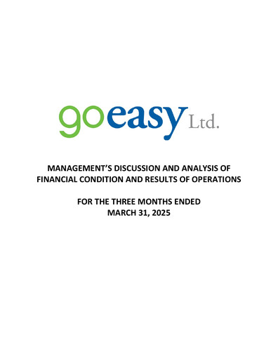 Thumbnail goeasy Quarterly Report 2025-q1