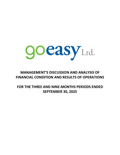 Thumbnail goeasy Quarterly Report 2025-q3