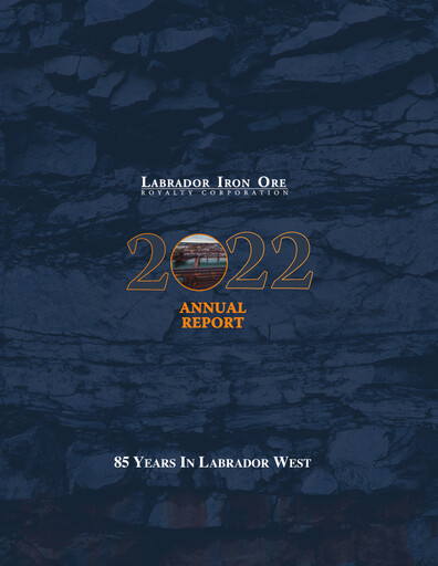 Thumbnail Labrador Iron Ore Royalty Corp. Annual Report 2022