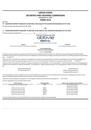 Thumbnail AbbVie Quarterly Report 2024-q2