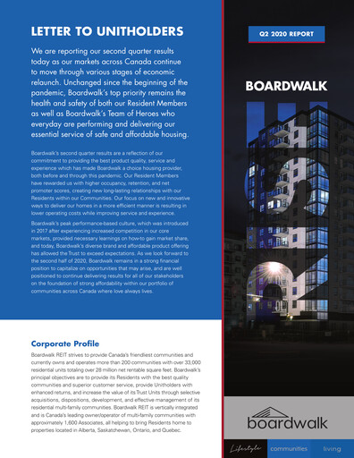 Thumbnail Boardwalk Real Estate Investment Trust Quarterly Report 2020-q2