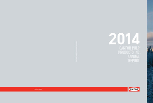 Thumbnail Canfor Annual Report 2014