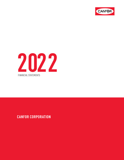 Thumbnail Canfor Financial Statement 2022