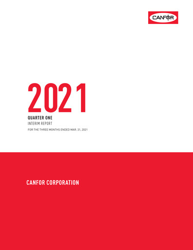 Thumbnail Canfor Quarterly Report 2021-q1