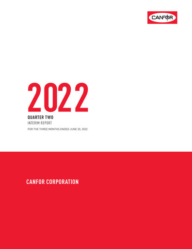 Thumbnail Canfor Quarterly Report 2022-q2