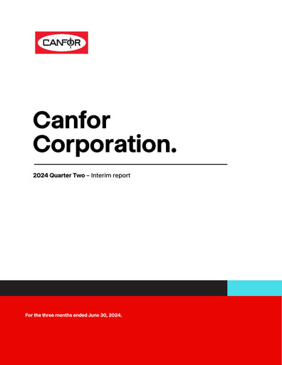 Thumbnail Canfor Quarterly Report 2024-q2