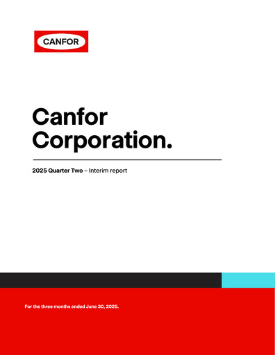 Thumbnail Canfor Quarterly Report 2025-q2