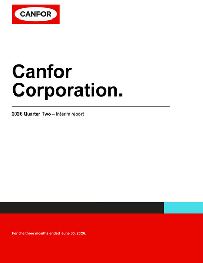 Thumbnail Canfor Quarterly Report 2026-q2