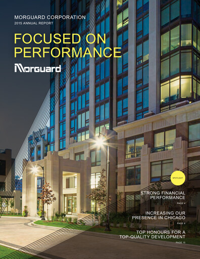 Thumbnail Morguard Annual Report 2015