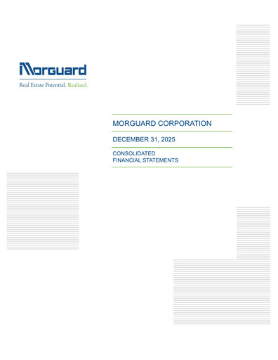 Miniature Morguard Bilan financier 2025-q4