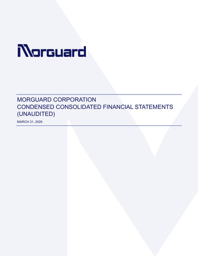 Miniature Morguard Bilan financier 2026-q1