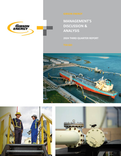 Thumbnail Gibson Energy Quarterly Report 2024-q3
