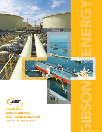 Thumbnail Gibson Energy Quarterly Report 2025-q1