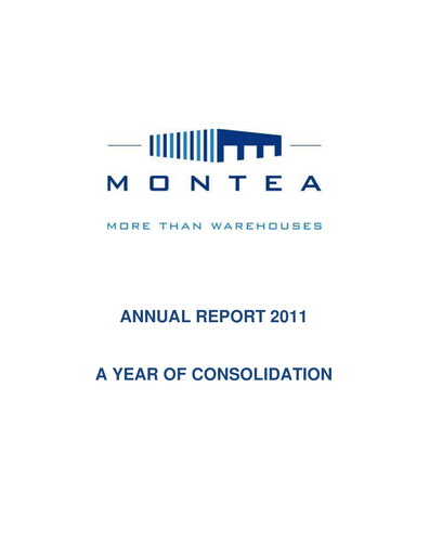 Thumbnail Montea Comm Annual Report 2011