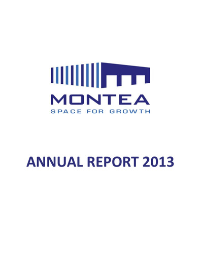 Thumbnail Montea Comm Annual Report 2013