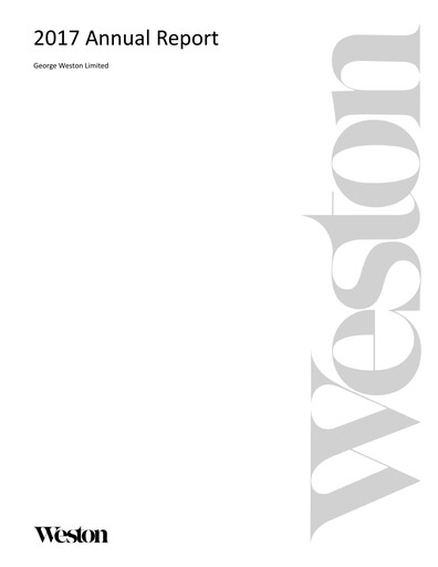 Thumbnail George Weston Annual Report 2017