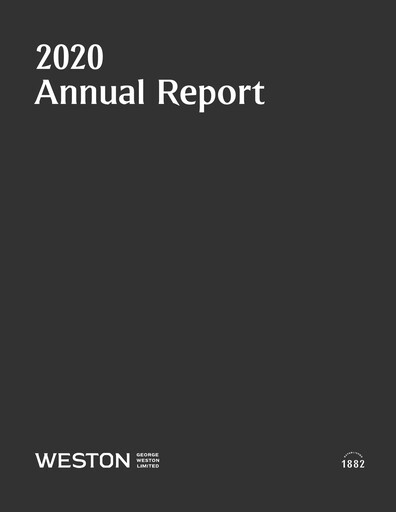 Thumbnail George Weston Annual Report 2020