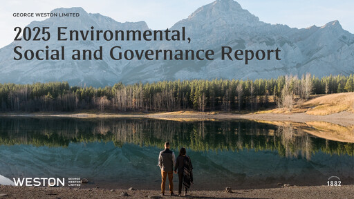 Thumbnail George Weston ESG Report 2025
