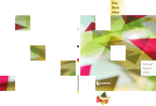 Vorschaubild Transcontinental Jahresbericht 2008