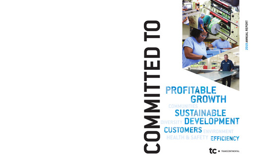 Vorschaubild Transcontinental Jahresbericht 2019