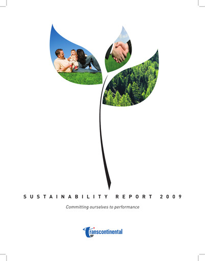Thumbnail Transcontinental Sustainability Report 2009
