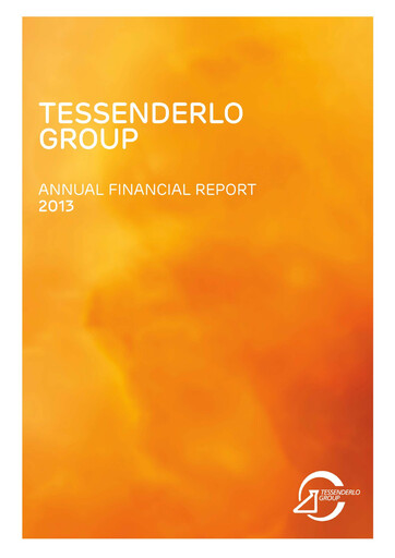 Thumbnail Tessenderlo Group Annual Report 2013