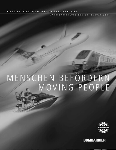 Thumbnail Bombardier Annual Report 2001