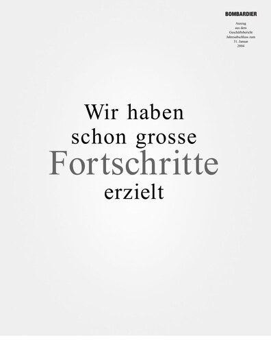 Thumbnail Bombardier Annual Report 2004