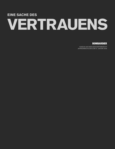 Thumbnail Bombardier Annual Report 2006