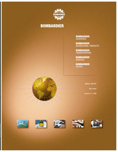 Miniature Bombardier Rapport annuel 1997