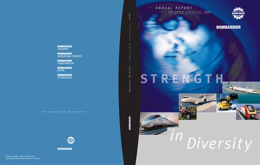 Miniature Bombardier Rapport annuel 1998