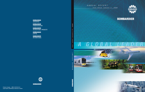Miniature Bombardier Rapport annuel 1999