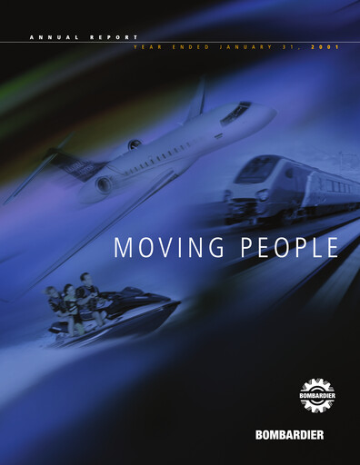 Miniature Bombardier Rapport annuel 2000