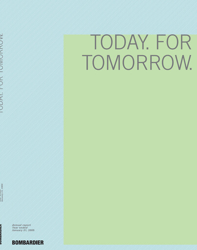 Miniature Bombardier Rapport annuel 2004