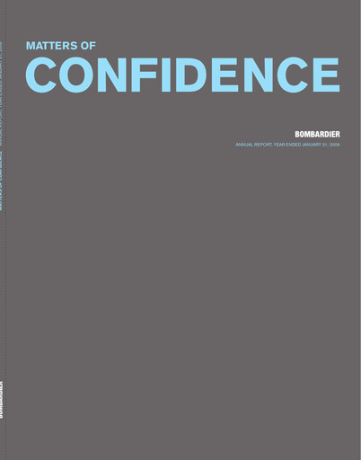 Miniature Bombardier Rapport annuel 2005