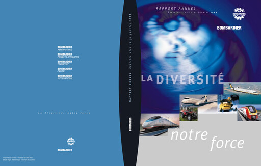Thumbnail Bombardier Annual Report 1999