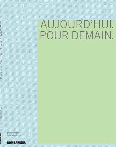 Thumbnail Bombardier Annual Report 2005