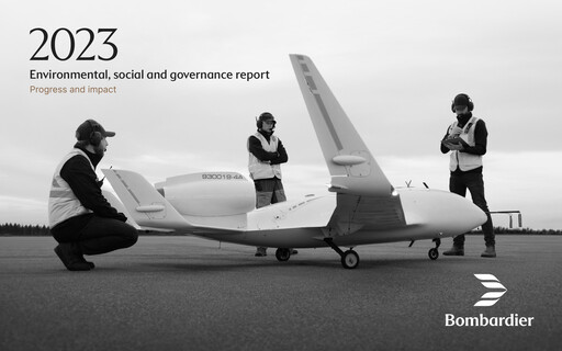 Thumbnail Bombardier ESG Report 2023