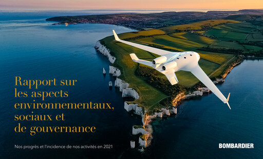 Thumbnail Bombardier ESG Report 2021